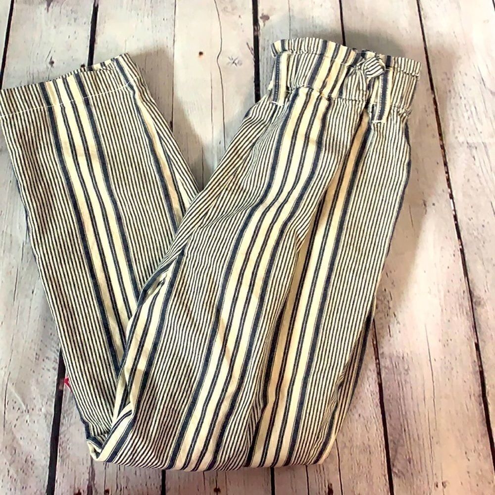 Forever 21 Contemporary Navy stripes Pants - S